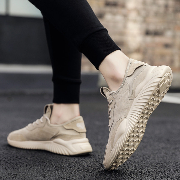 Öko velúrból készült, fűzős őszi tornacipő