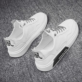 Ανδρικά αθλητικά παπούτσια casual από έκο δέρμα