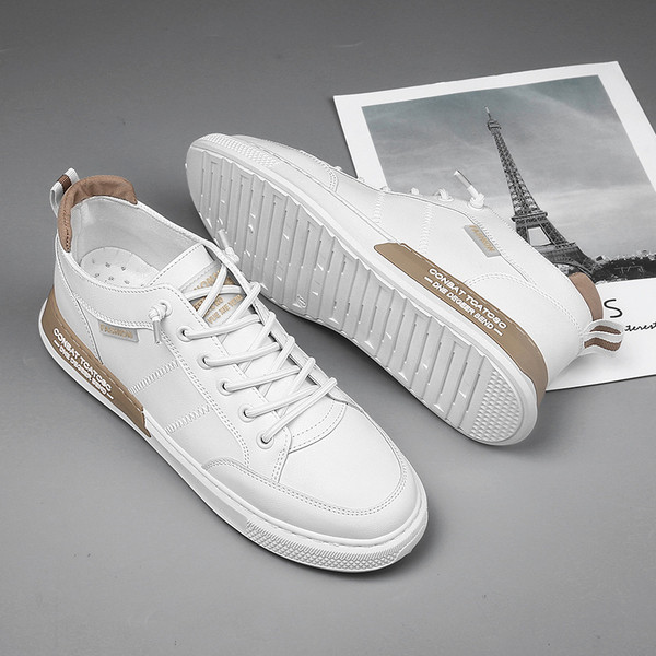 Casual muške tenisice - od eko kože sa vezicama