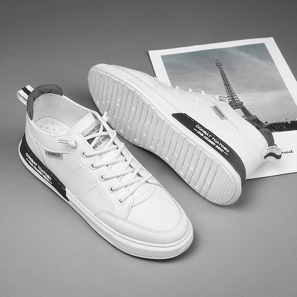 Casual muške tenisice - od eko kože sa vezicama