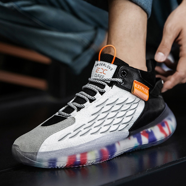 Hingavast kangast meeste moodne tossude kõrge mudel