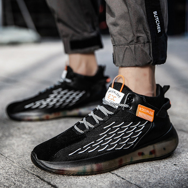 Hingavast kangast meeste moodne tossude kõrge mudel