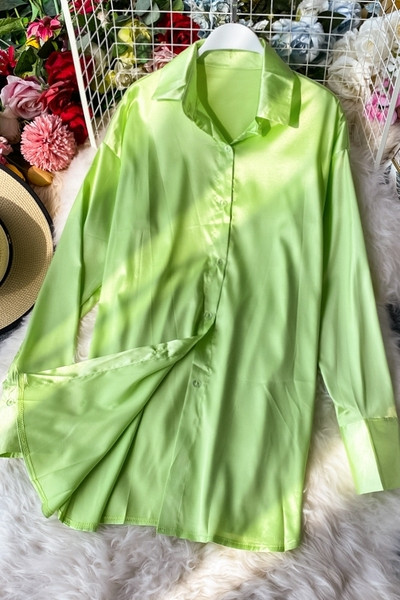 Női alkalmi hosszú ing széles modell