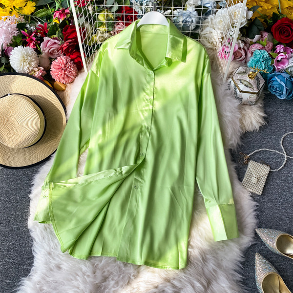 Női alkalmi hosszú ing széles modell