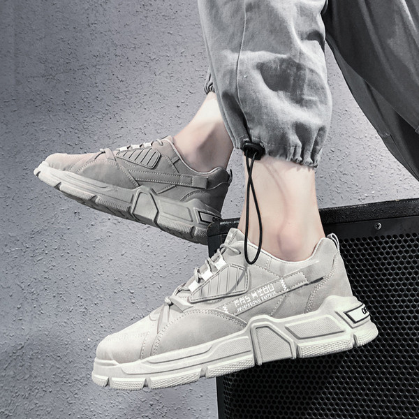 Muške casual sportske cipele od eko brušene kože