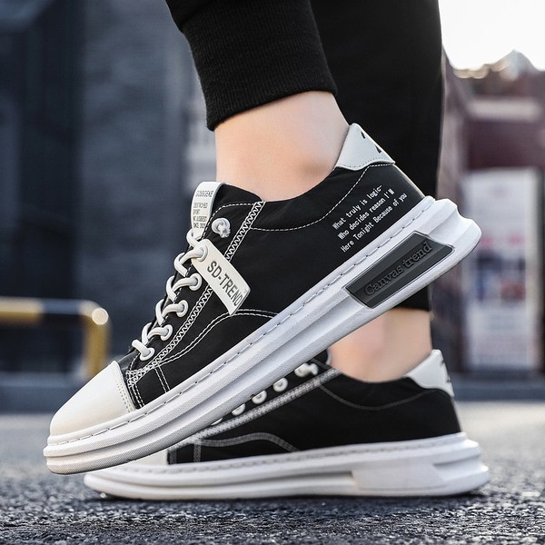 Ležerne muške tenisice - s vezicama i ravnim potplatom