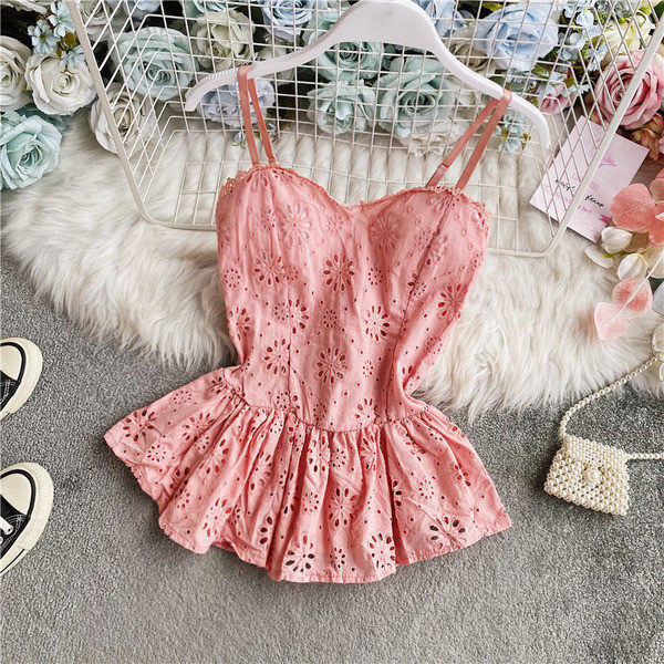 Moodne naiste peenikeste rihmadega topp standardpikkusega