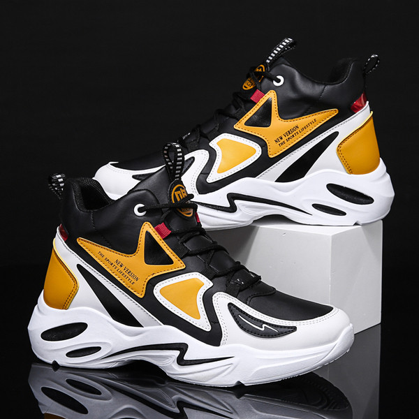 Ανδρικά αθλητικά  παπούτσια με κορδόνια σε τρία χρώματα