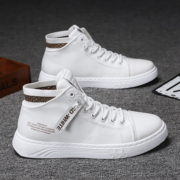 Alkalmi férfi tornacipő - fűzővel és lapos talppal