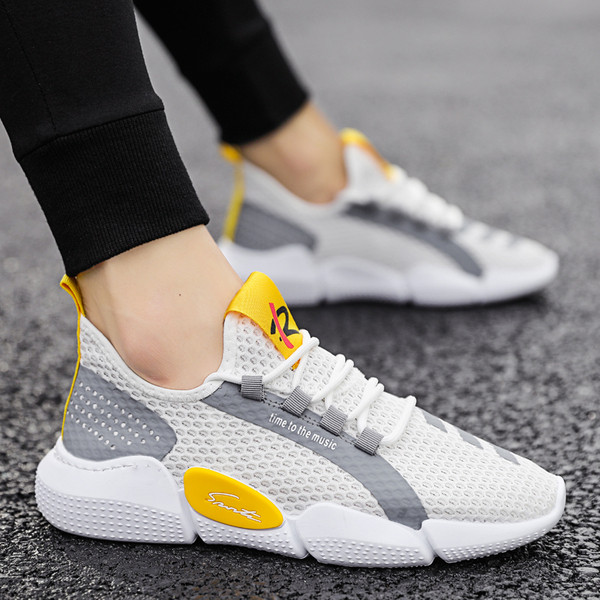 Légáteresztő sportcipő férfiaknak