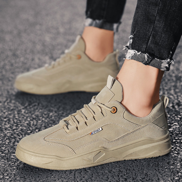 Öko velúrból készült, fűzős férfi tornacipő ÚJ modell