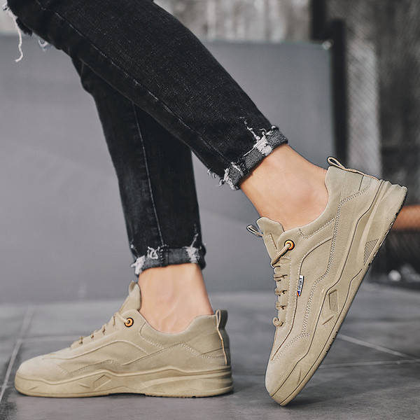 Öko velúrból készült, fűzős férfi tornacipő ÚJ modell