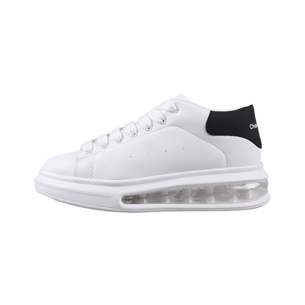 Eko bőrből készült alkalmi cipők légkamrával, férfiak és nők számára