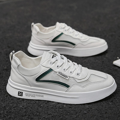 Öko bőrből készült férfi tornacipő - két modell