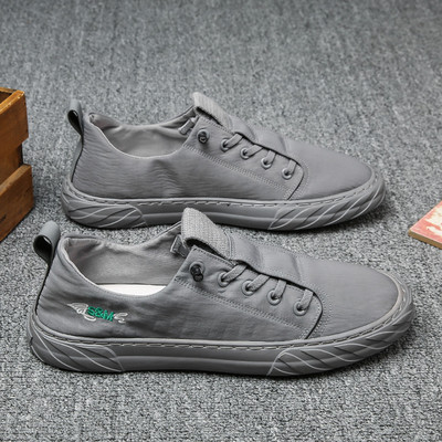 Ανδρικά αθλητικά παπούτσια casual με υφάσματα και κορδόνια