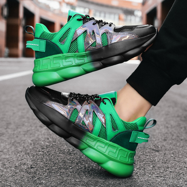 Uus mudel värvilise kõrge tallaga meeste tossud