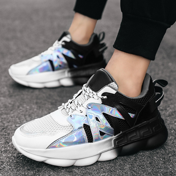 Uus mudel värvilise kõrge tallaga meeste tossud