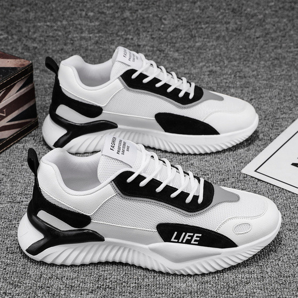 Lezser férfi tornacipő textilből három színben fűzős