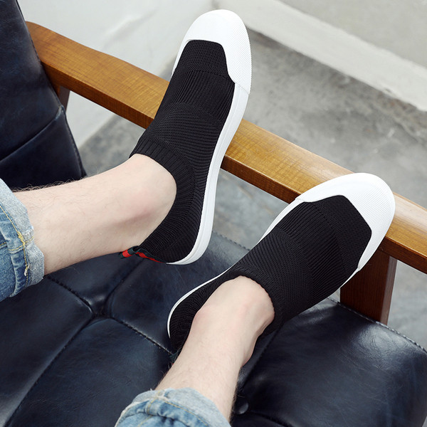 muške casual tenisice - od tekstila s ravnim potplatom