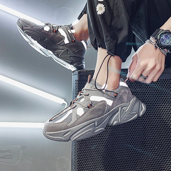 Férfi őszi tornacipő hálós, durva talppal