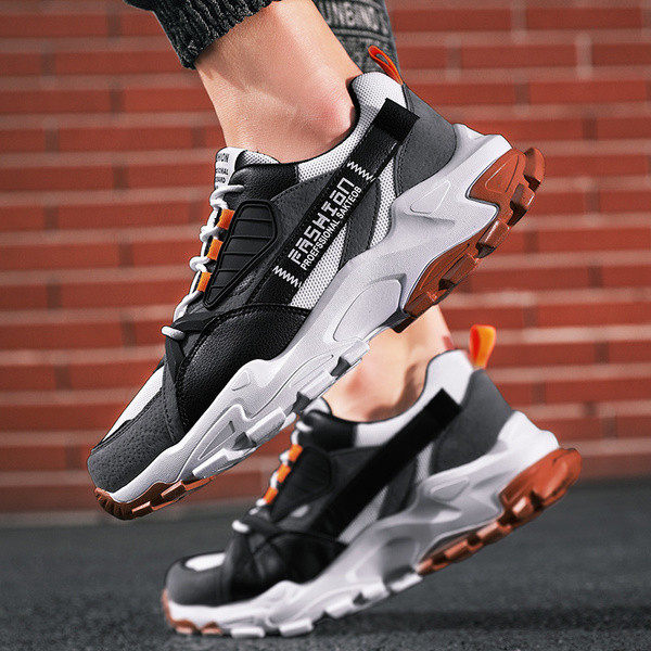 Цветни мъжки маратонки с връзки и надписи