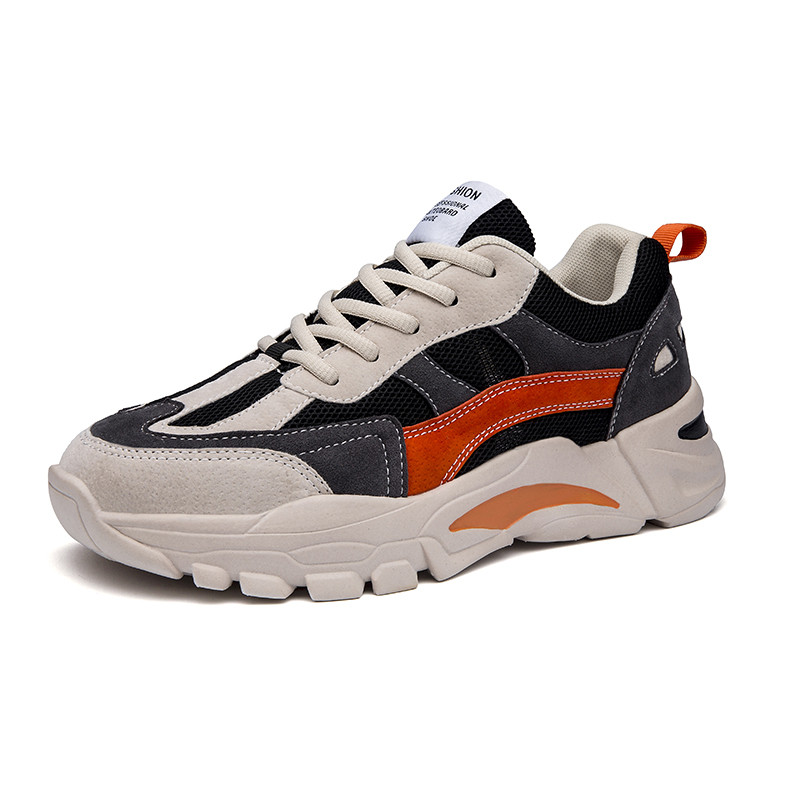 Férfi tornacipő durva talppal és fűzővel