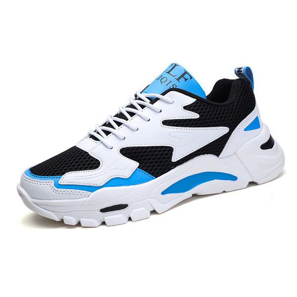 Férfi sportcipő hálós és durva talppal