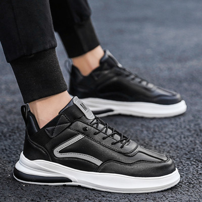 Νέο μοντέλο ανδρικά αθλητικά παπούτσια από έκο δέρμα με κορδόνια