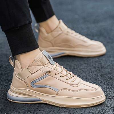 Νέο μοντέλο ανδρικά αθλητικά παπούτσια από έκο δέρμα με κορδόνια