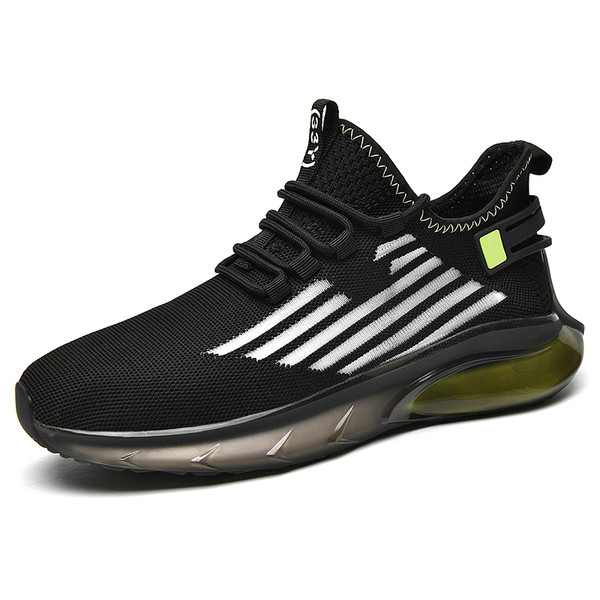 Légáteresztő férfi textil tornacipő lapos talppal