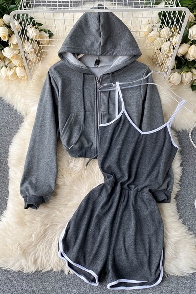 Igapäevane naiste kombinesoonide ja dressipluusi komplekt