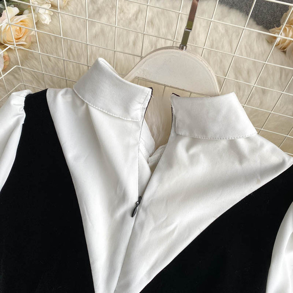 Retro naiste särgi ja pükste komplekt