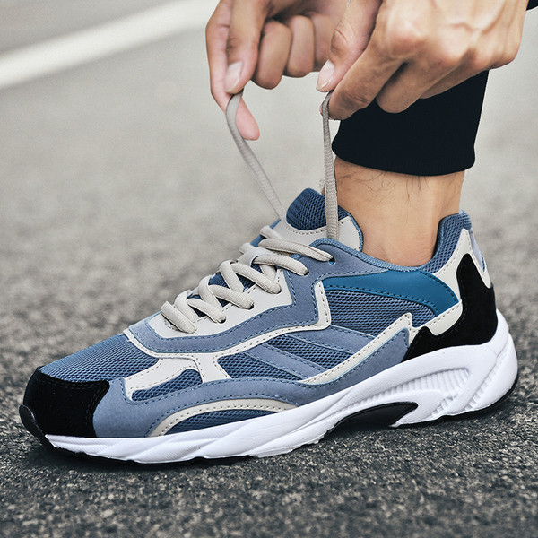 Ανδρικά αθλητικά καθημερινά παπούτσια με επίπεδη σόλα