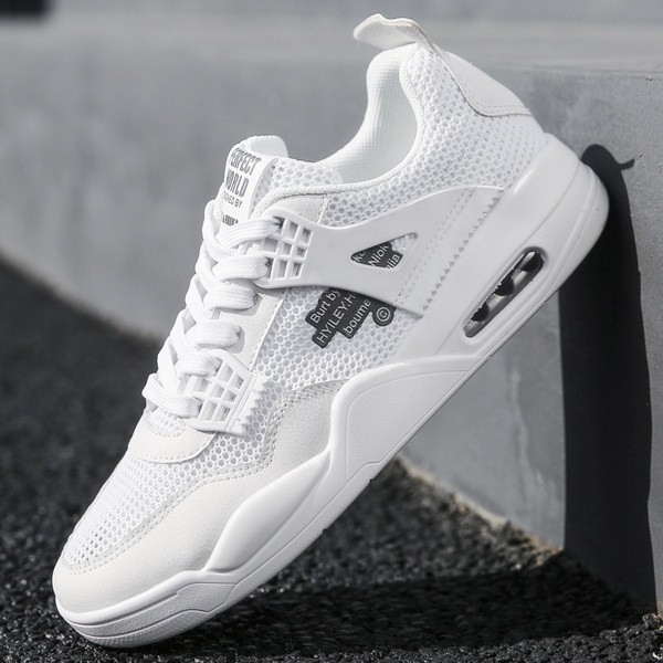 Légáteresztő férfi tornacipő lapos talppal