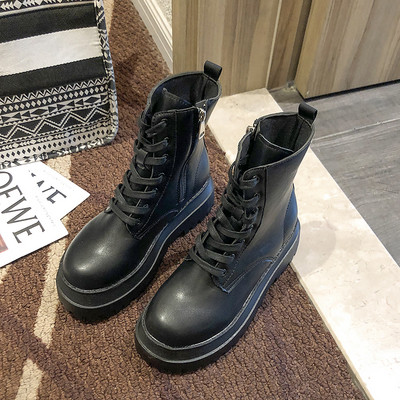 Naiste kõrge talla ja paeltega saapad ökonahast