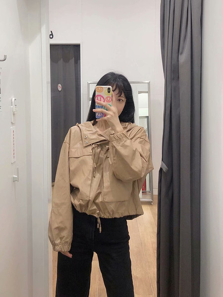 Moodne ökonahast lühike lai jope