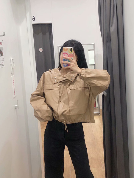 Moodne ökonahast lühike lai jope