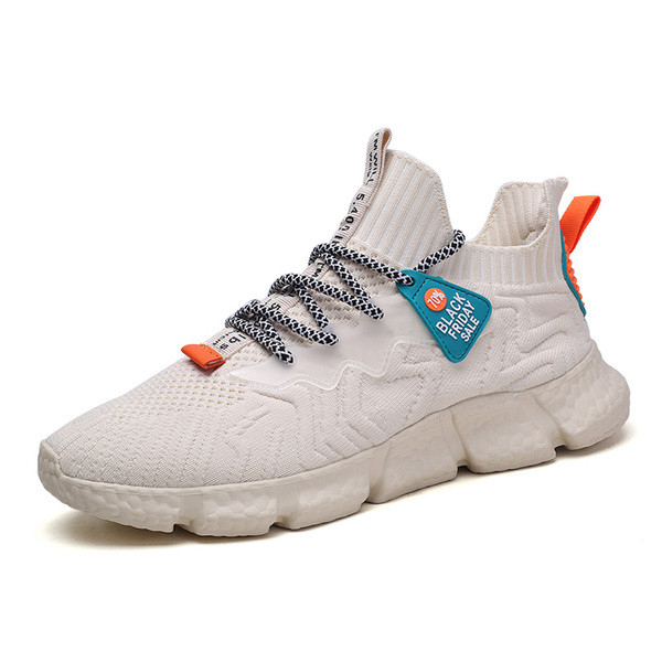 Muške prozračne tekstilne tenisice s vezicama i grubim potplatom