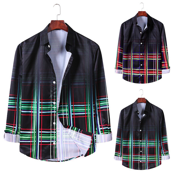 Jauna modeļa vīriešu krekls ar klasisku apkakli un garām piedurknēm