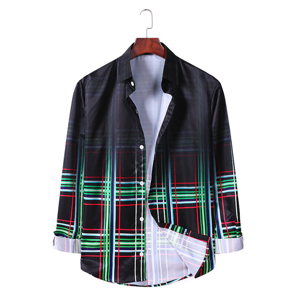 Jauna modeļa vīriešu krekls ar klasisku apkakli un garām piedurknēm