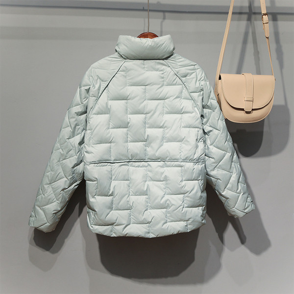 Ženska jesensko-zimska jakna sa velikim džepovima