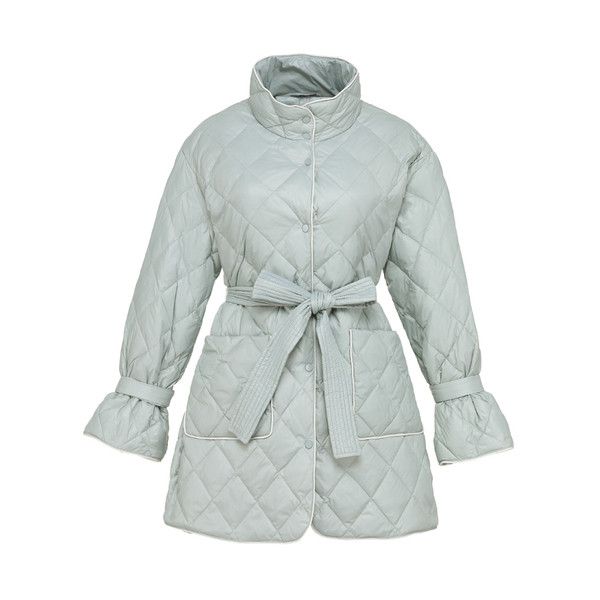 Γυναικείο χειμερινό μπουφάν ασύμμετρο μοντέλο