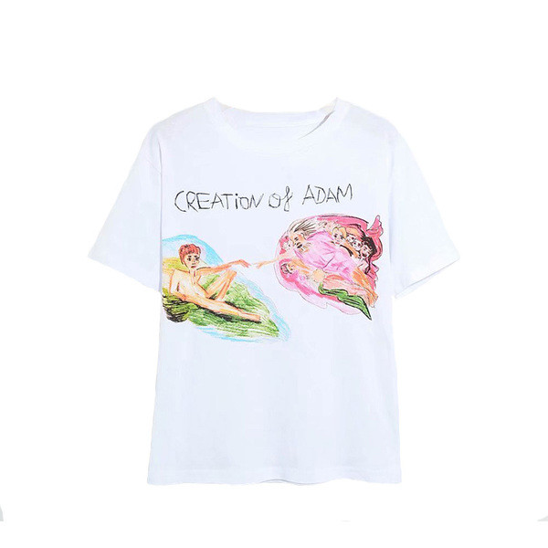 Γυναικείο casual μπλουζάκι με έγχρωμη εκτύπωση