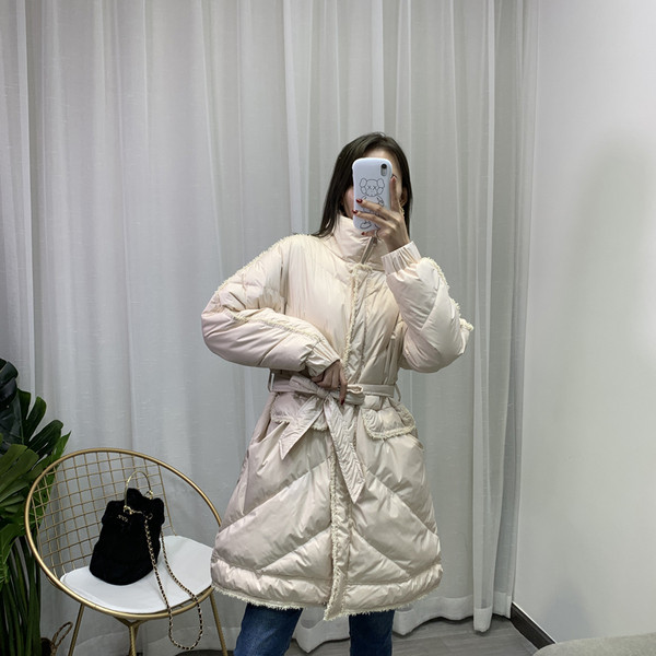 Moodne naiste talvejope vöörihmaga