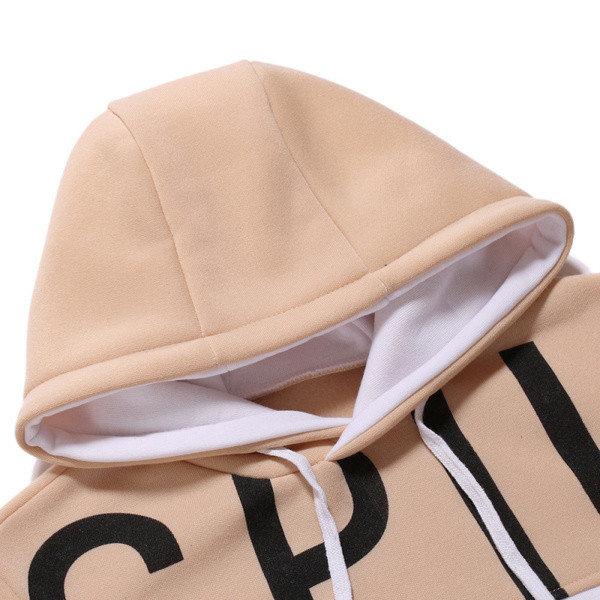 Vabaaja meeste pluus kirja ja kapuutsiga