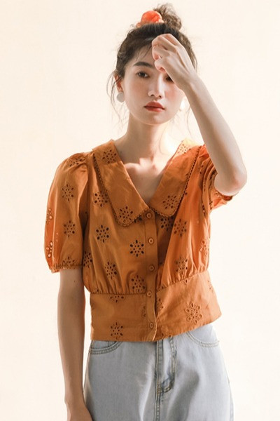 Női alkalmi rövid ing rövid ujjal