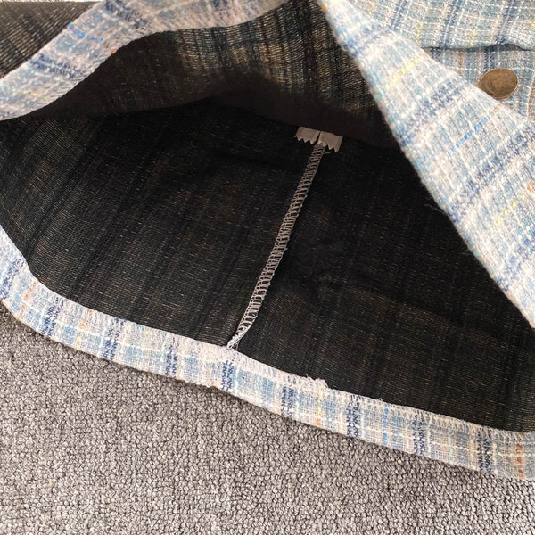 Γυναικείο σετ πουκάμισο και φούστα καρό