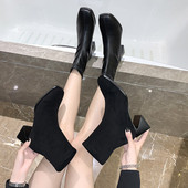 Musta kontsaga naiste saapad - kaks mudelit