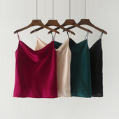 Naiste stiilne õhukeste rihmadega topp