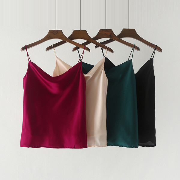 Naiste stiilne õhukeste rihmadega topp